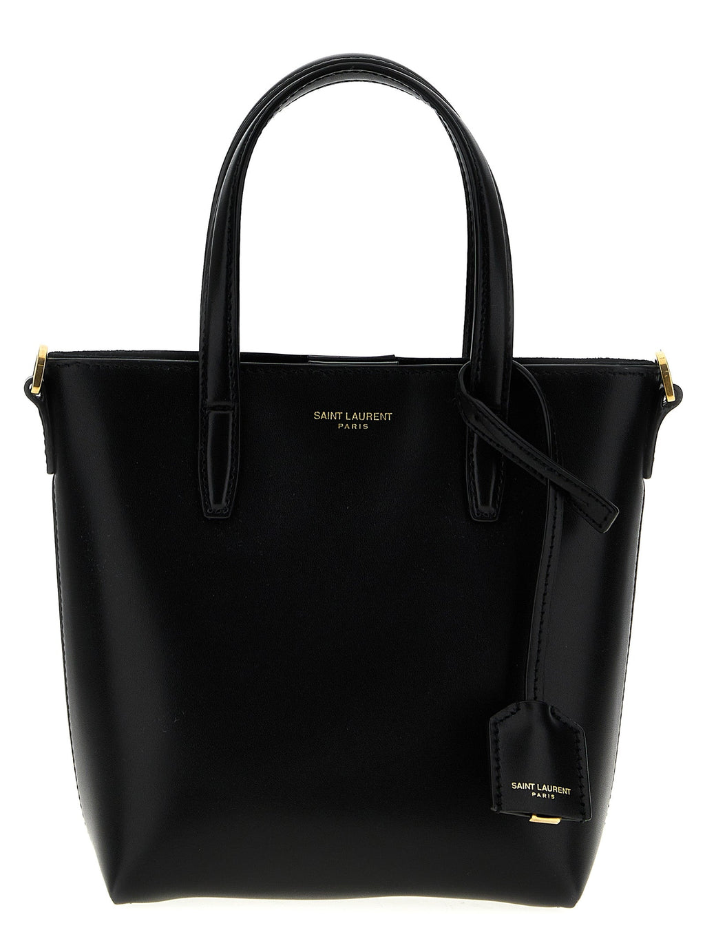Saint Laurent Black Calfskin Tote Bag Saint Laurent