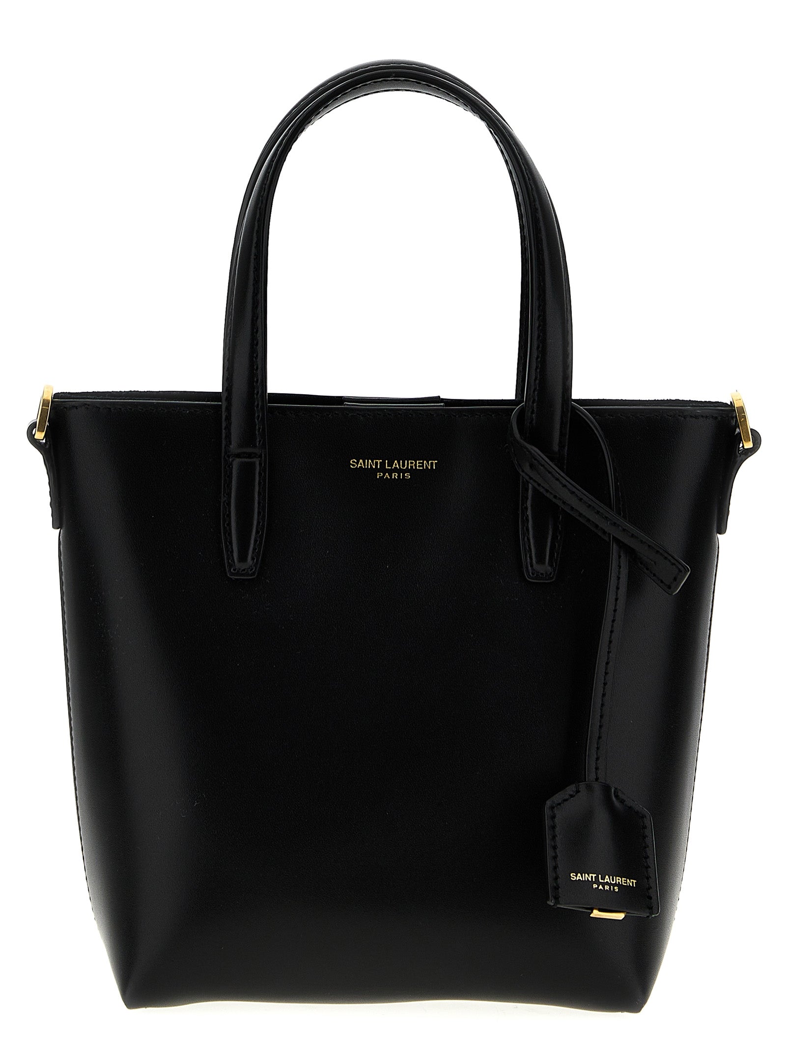 Saint Laurent Black Calfskin Tote Bag Saint Laurent