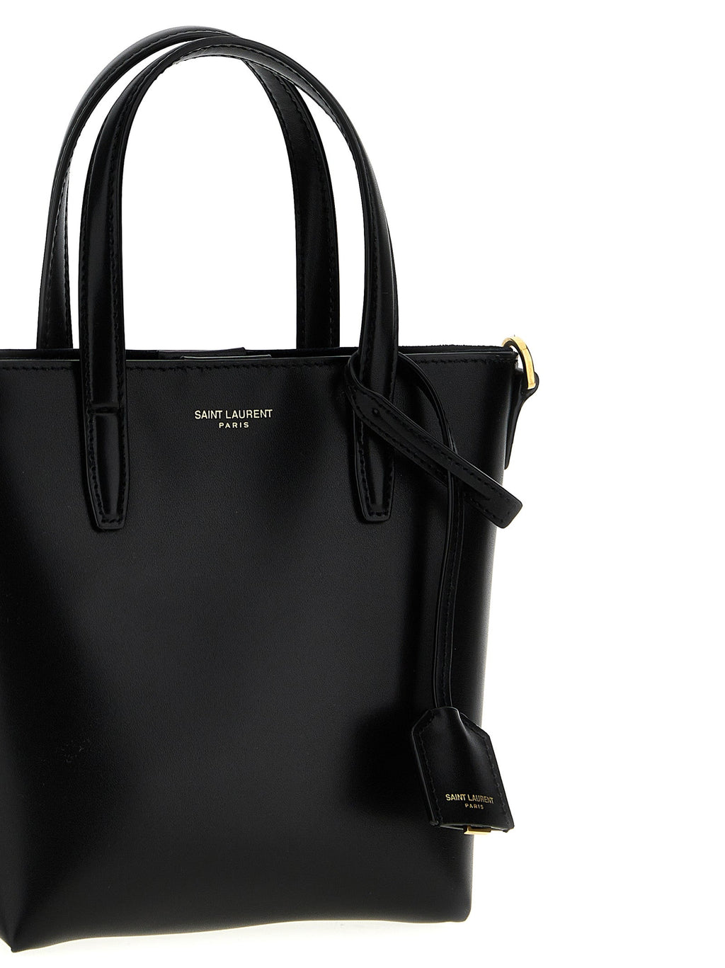 Saint Laurent Black Calfskin Tote Bag Saint Laurent