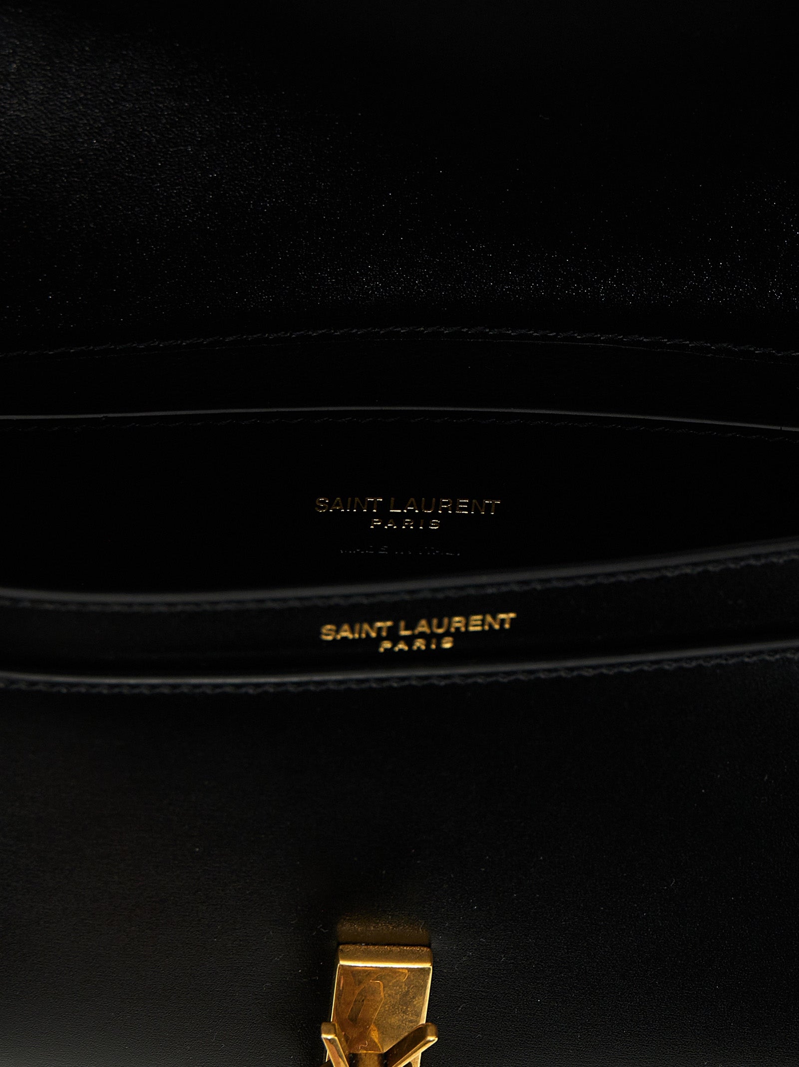Saint Laurent Black Calfskin Shoulder Bag Saint Laurent