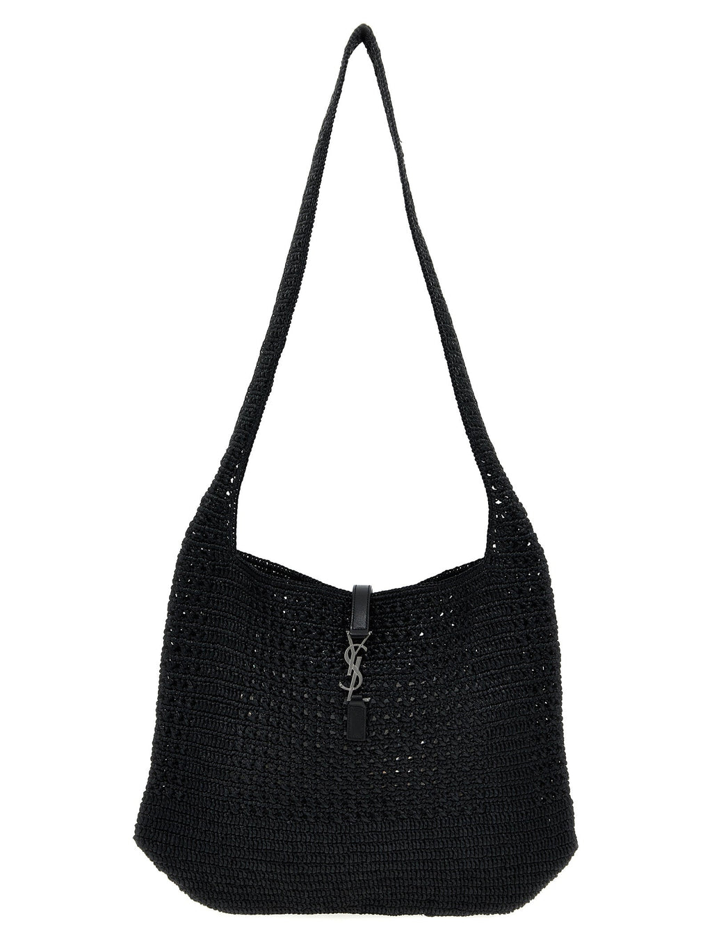 Saint Laurent Black Raffia Tote Bag Saint Laurent