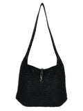 Saint Laurent Black Raffia Tote Bag Saint Laurent