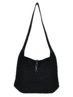 Saint Laurent Black Raffia Tote Bag Saint Laurent