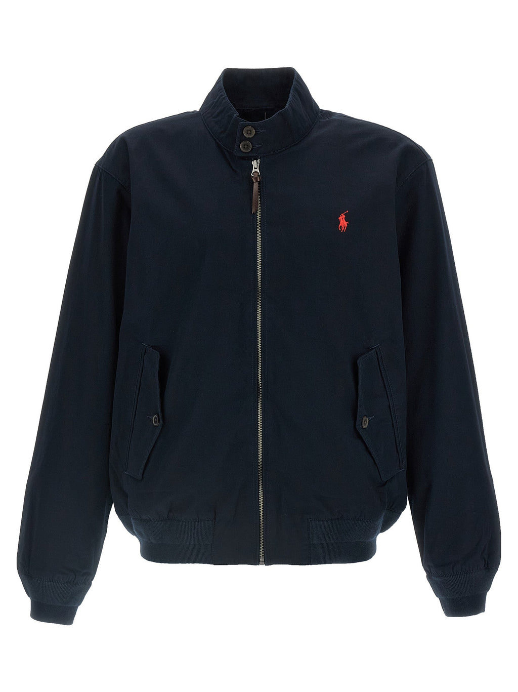 Polo Ralph Lauren Blue Cotton Bomber Polo Ralph Lauren