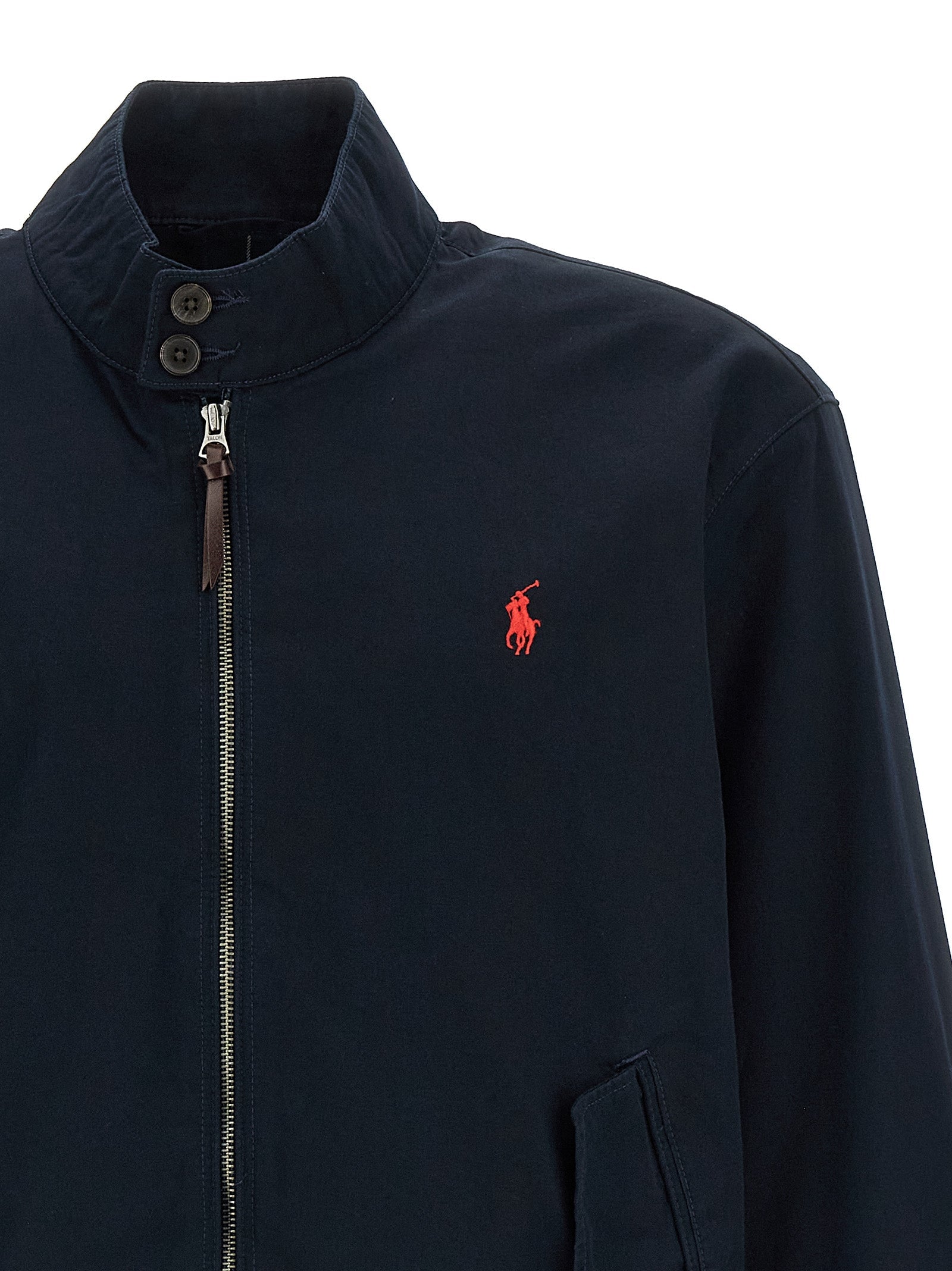 Polo Ralph Lauren Blue Cotton Bomber Polo Ralph Lauren