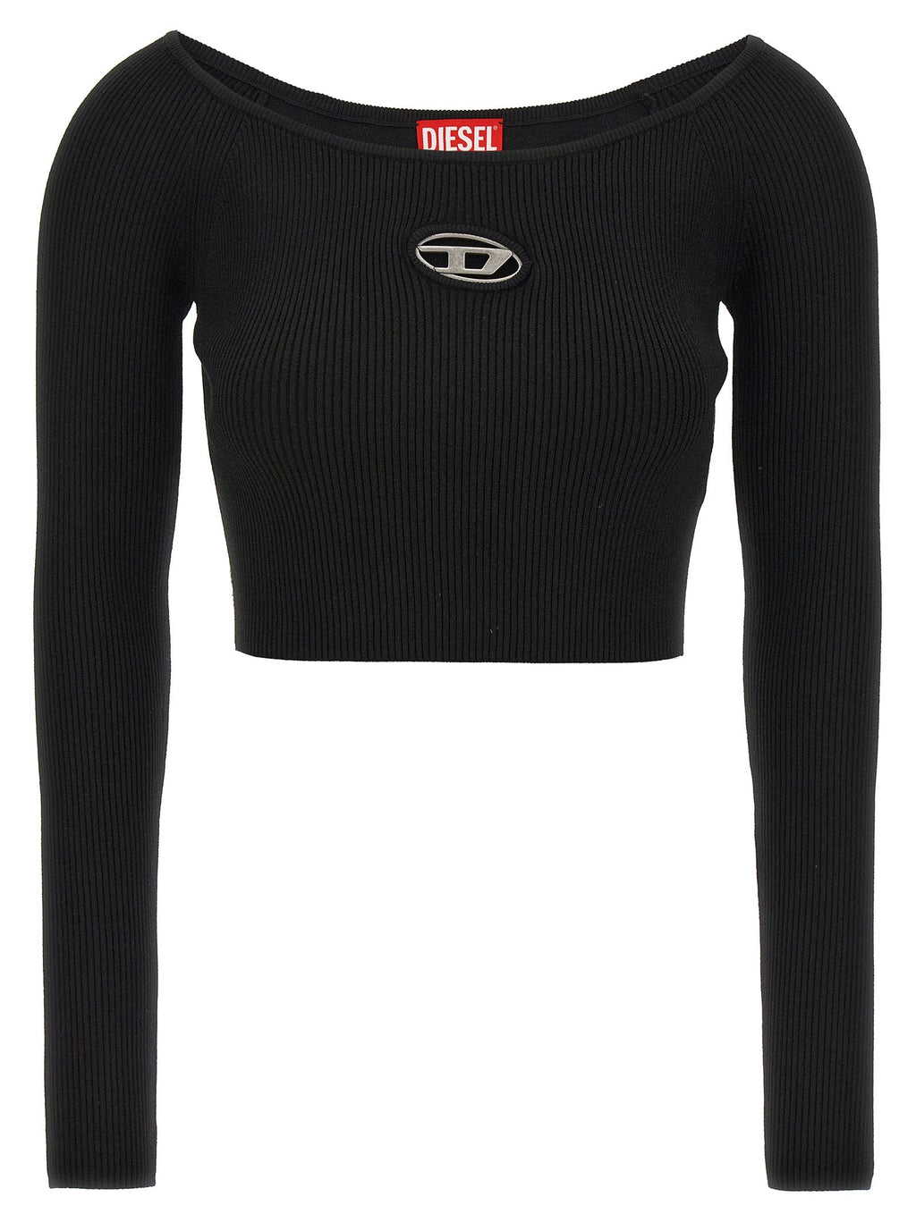 Diesel Black Viscose Cardigan Diesel