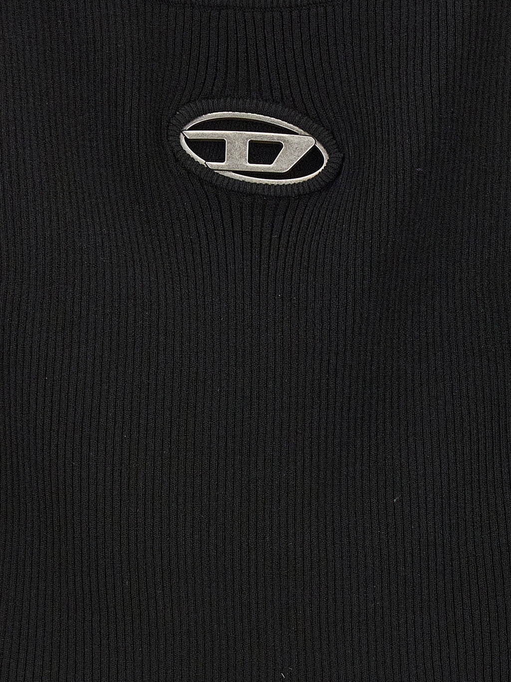 Diesel Black Viscose Cardigan Diesel