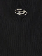Diesel Black Viscose Cardigan Diesel