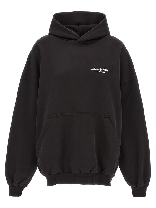 Balenciaga Bicolor Cotton Hoodie Balenciaga