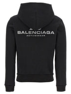 Balenciaga Black Cotton Sweatshirt Balenciaga