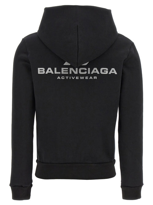 Balenciaga Black Cotton Sweatshirt Balenciaga