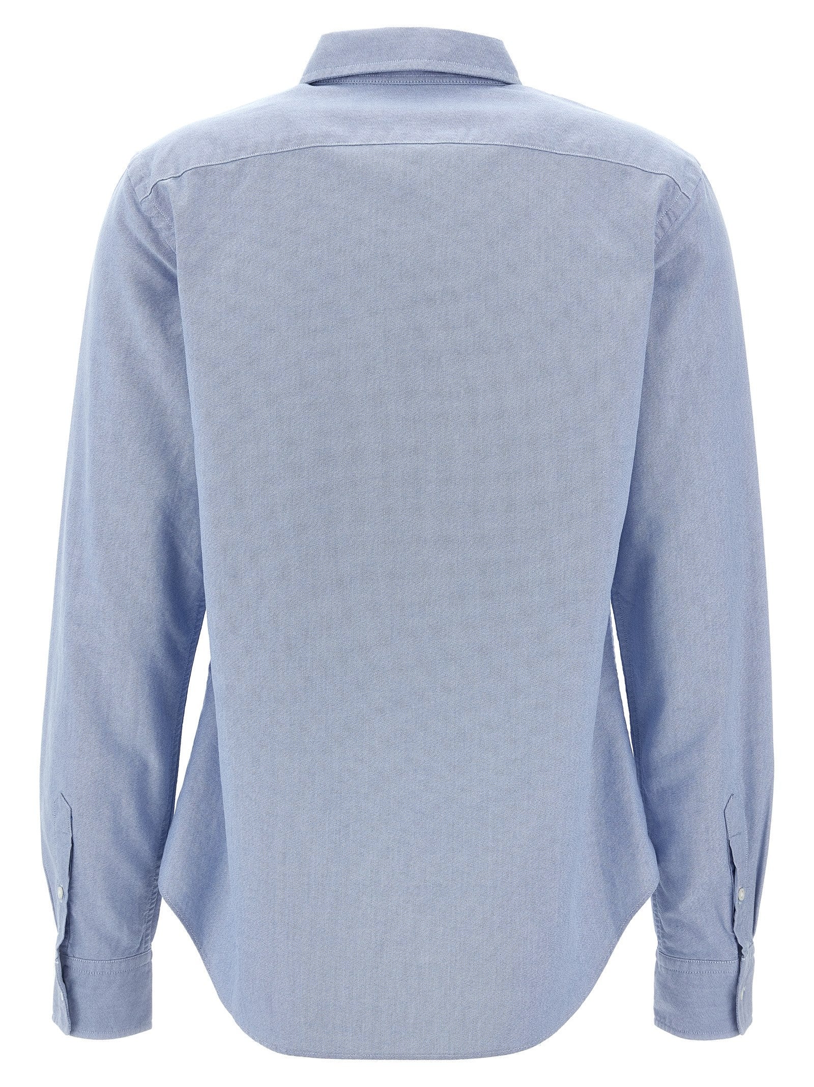 Polo Ralph Lauren Blue Cotton Blouse Polo Ralph Lauren