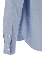 Polo Ralph Lauren Blue Cotton Blouse Polo Ralph Lauren