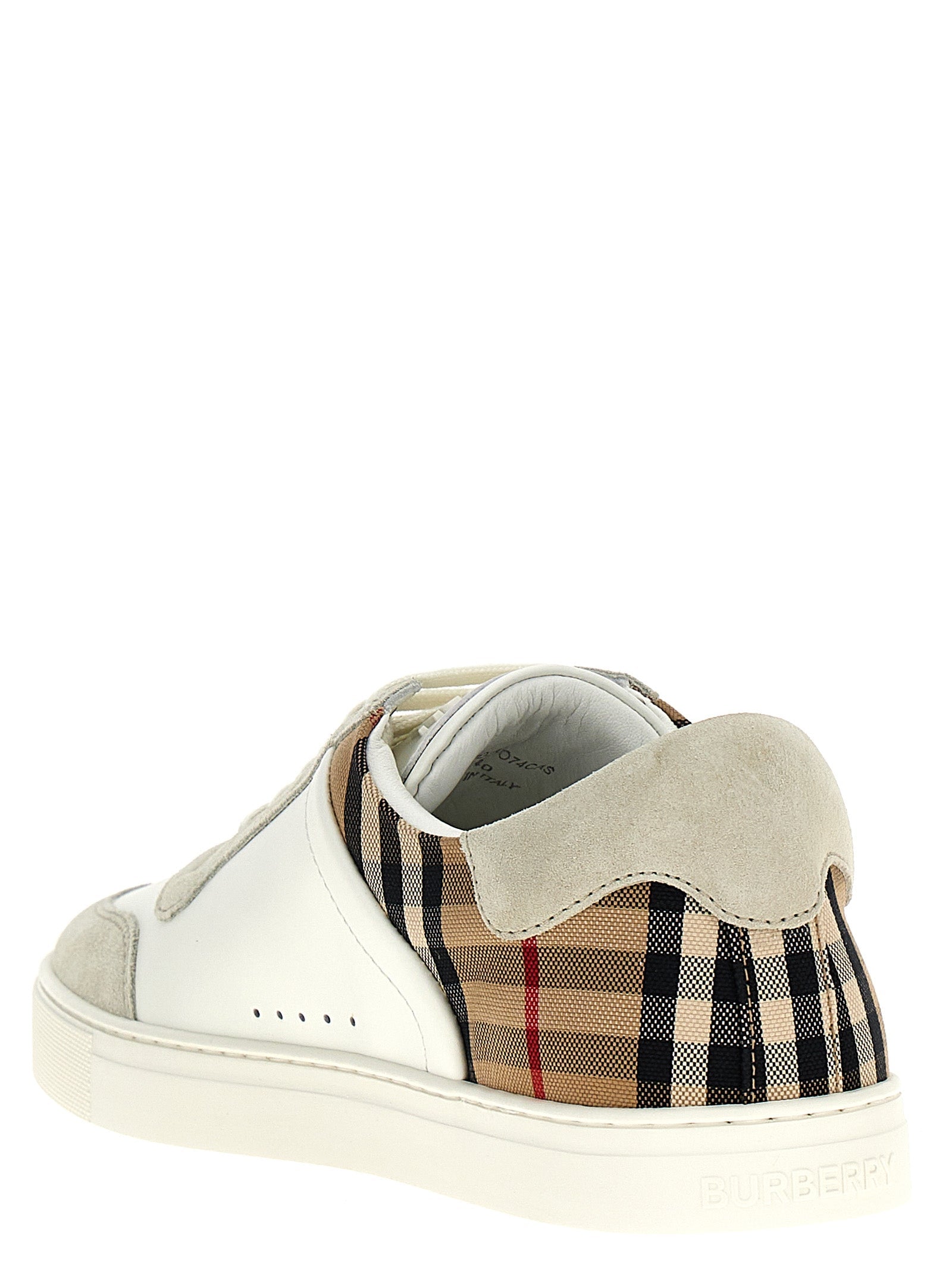 Burberry Multicolor Leather Low Top Sneakers Burberry