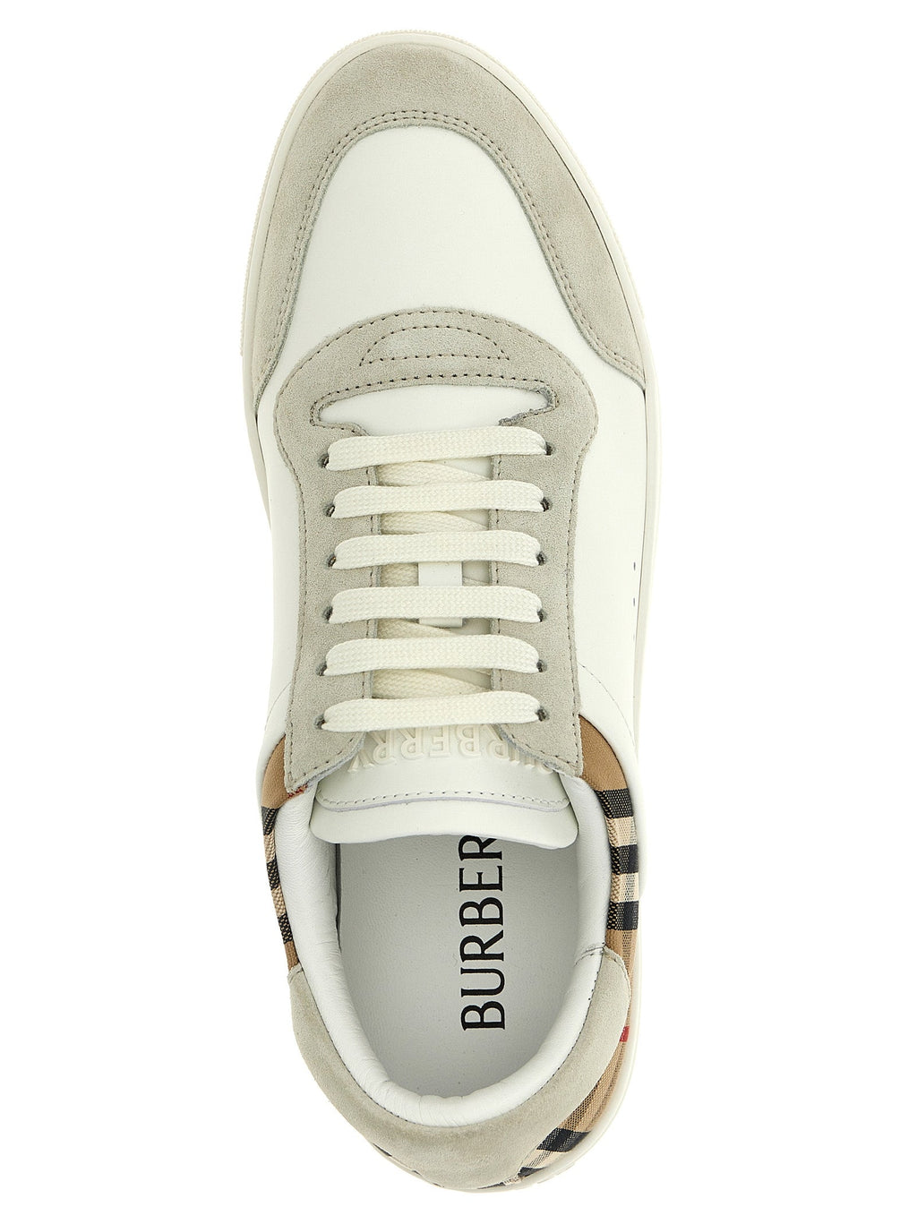Burberry Multicolor Leather Low Top Sneakers Burberry