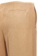 Fendi Beige Wool Dress Pants Fendi