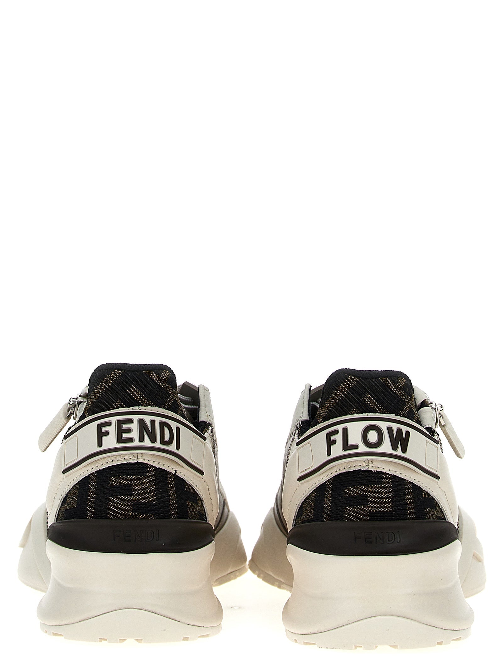 Fendi Multicolor Calf Leather Bos Taurus Athletic Sneakers Fendi