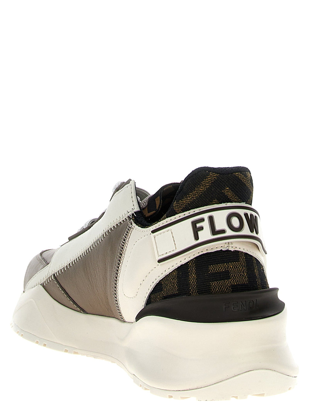 Fendi Multicolor Calf Leather Bos Taurus Athletic Sneakers Fendi