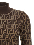 Fendi Brown Cotton Cardigan Fendi
