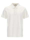 Burberry White Cotton Polo Shirt Burberry