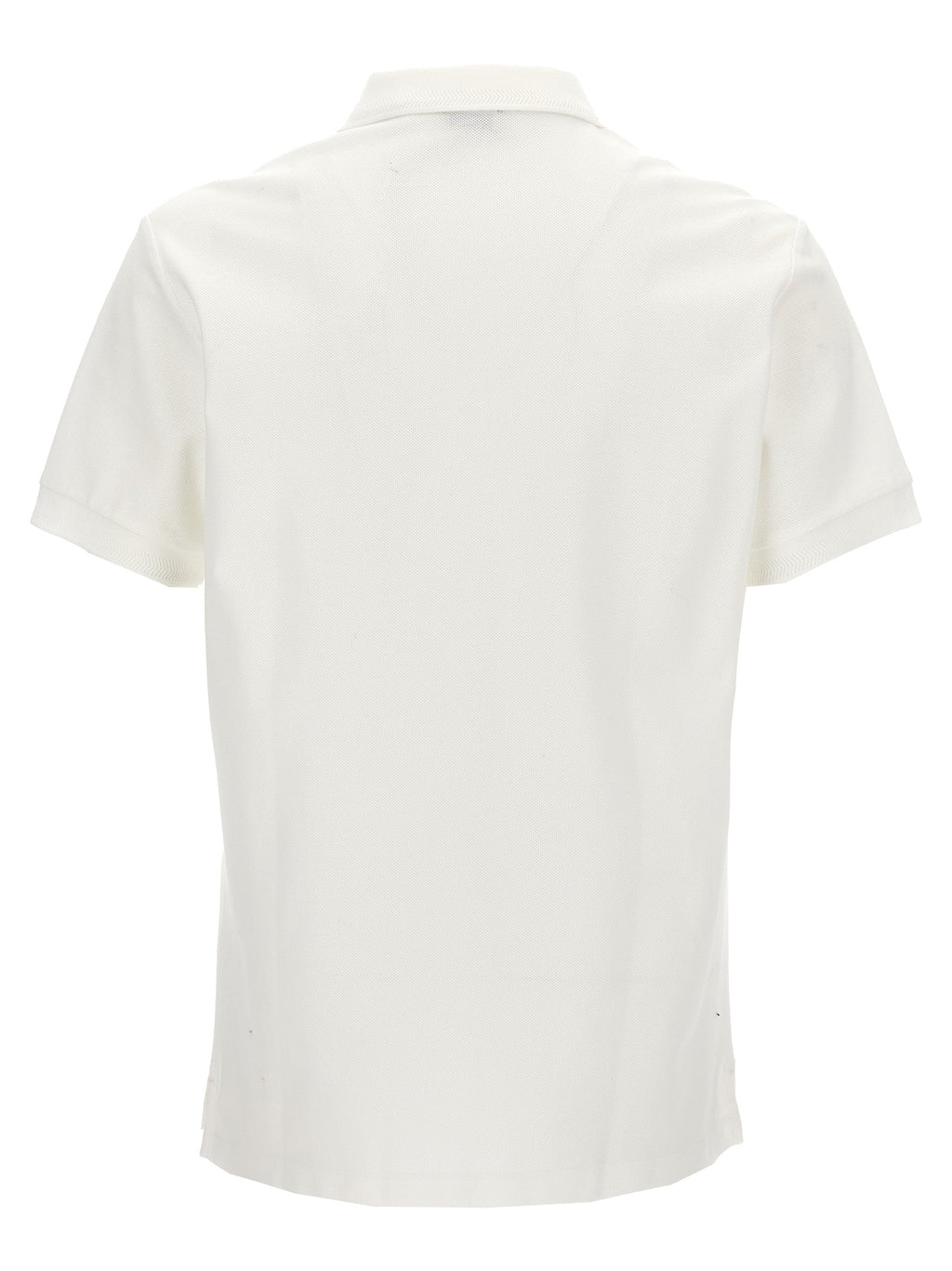 Burberry White Cotton Polo Shirt Burberry