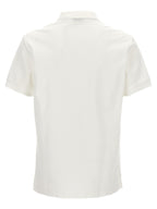 Burberry White Cotton Polo Shirt Burberry