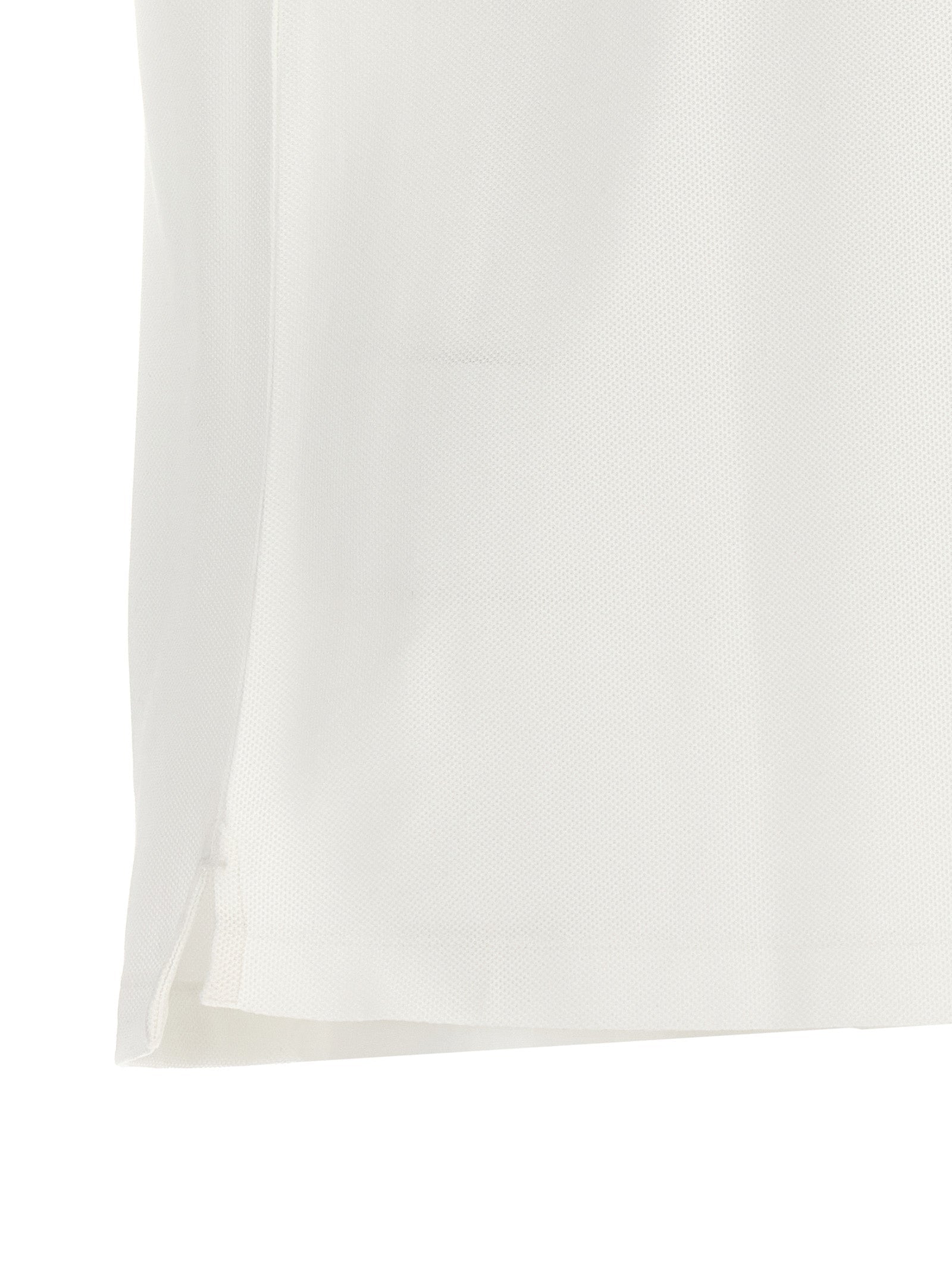 Burberry White Cotton Polo Shirt Burberry