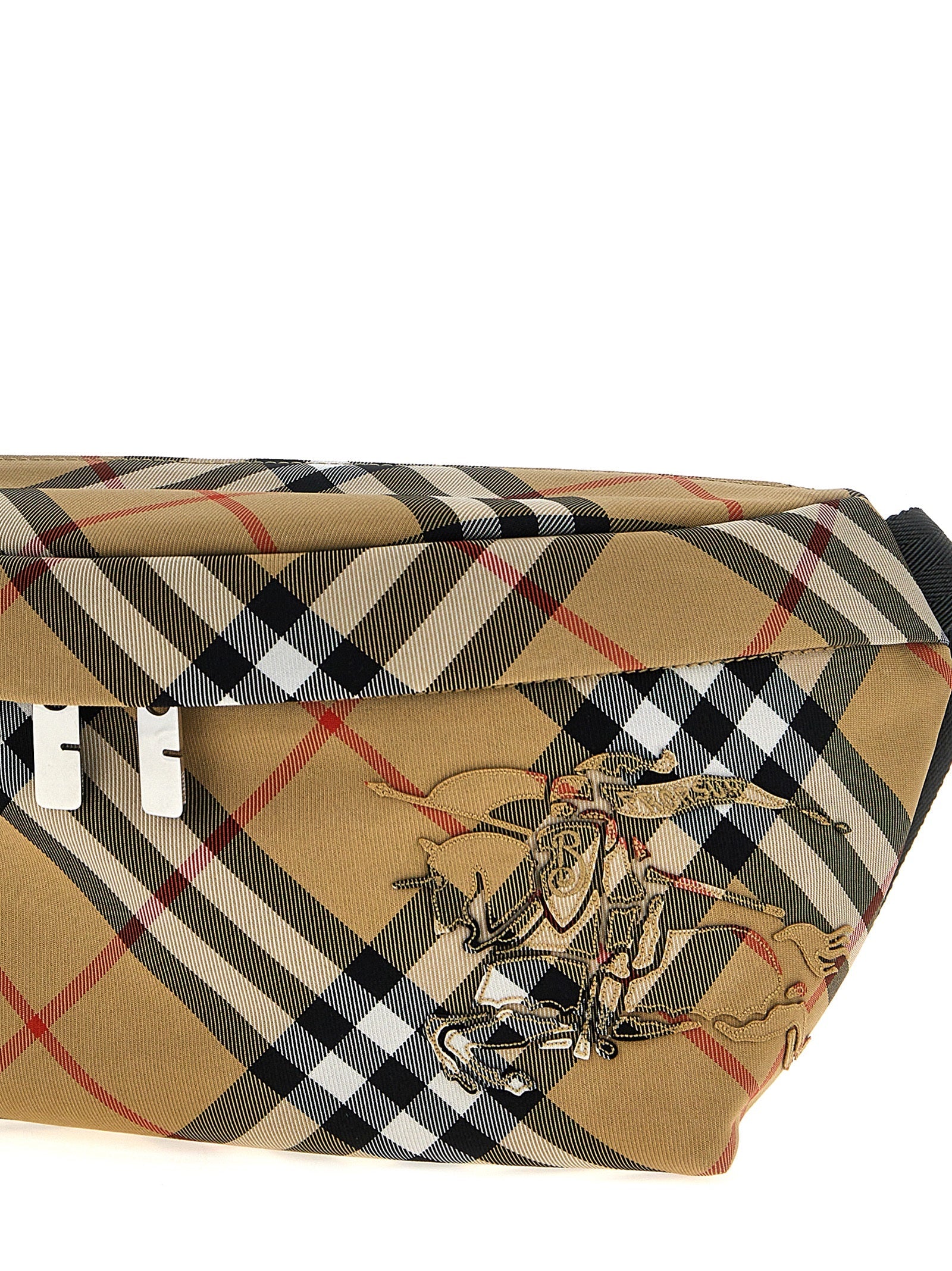 Burberry Beige Polyester Crossbody Bag Burberry