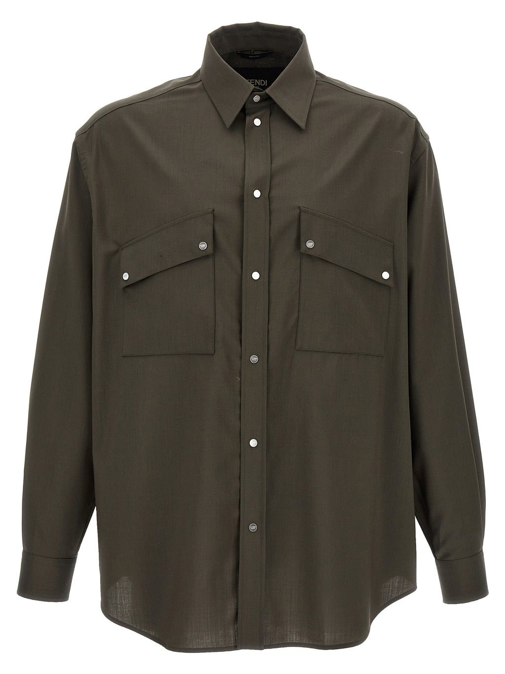 Fendi Bicolor Wool Blouse Fendi