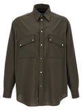 Fendi Bicolor Wool Blouse Fendi