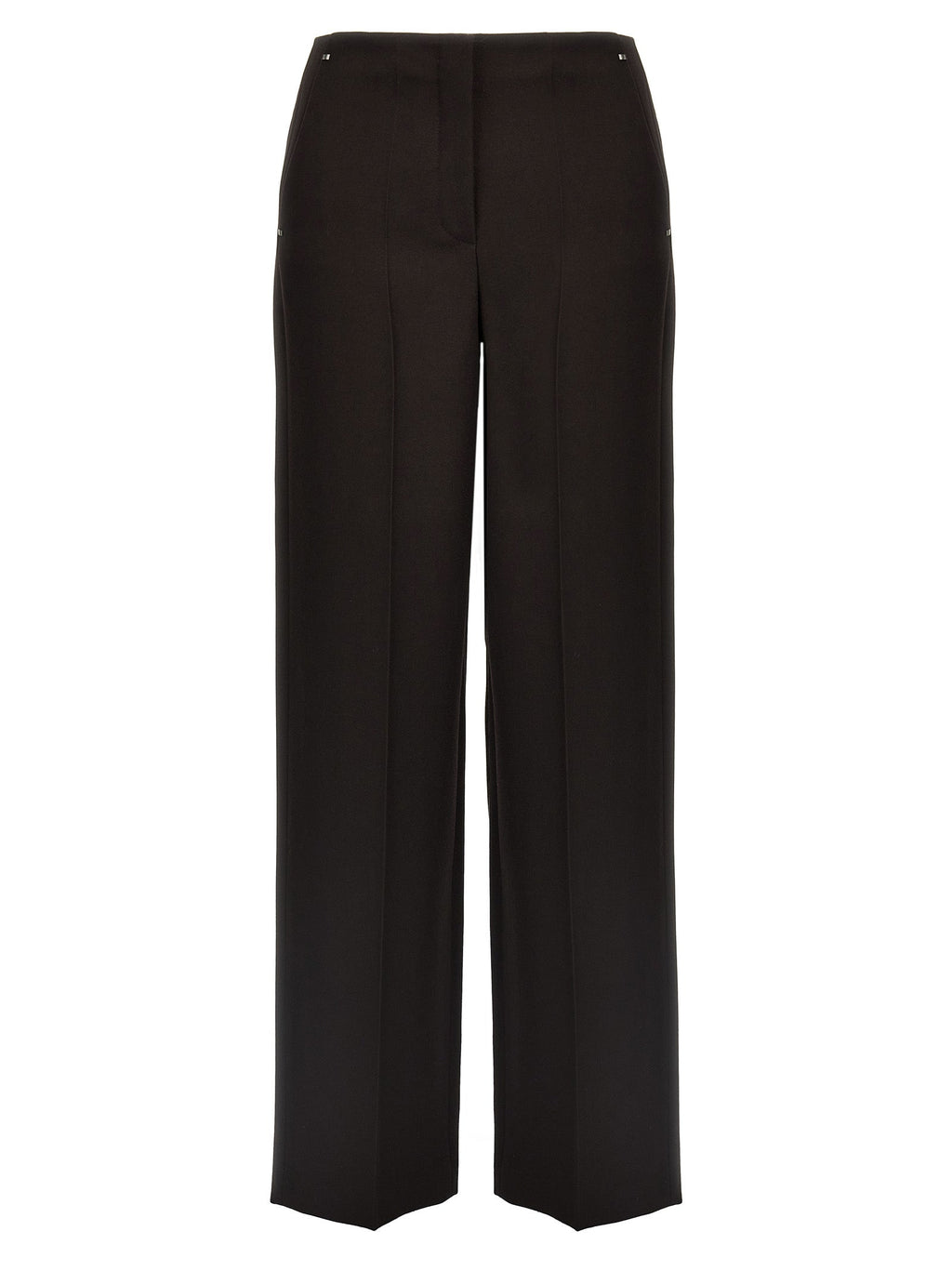 Fendi Purple Virgin Wool Dress Pants Fendi