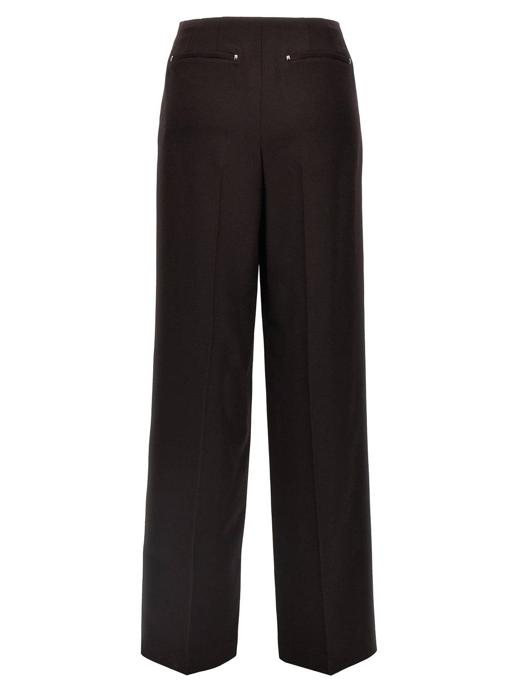 Fendi Purple Virgin Wool Dress Pants Fendi