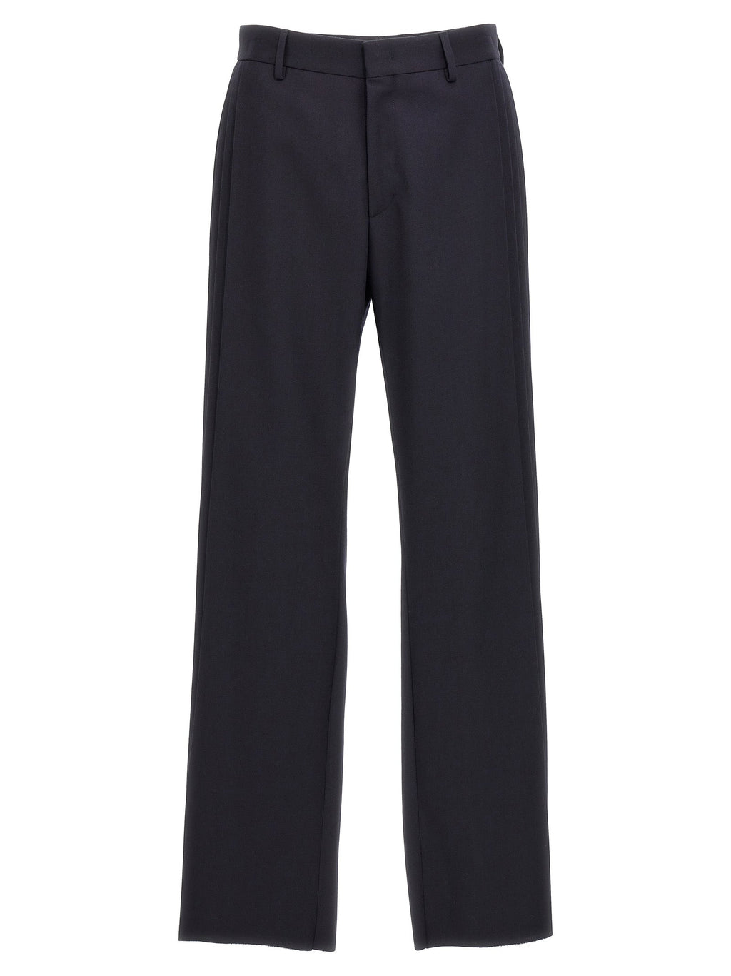 Fendi Blue Polyester Casual Pants Fendi