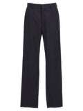 Fendi Blue Polyester Casual Pants Fendi