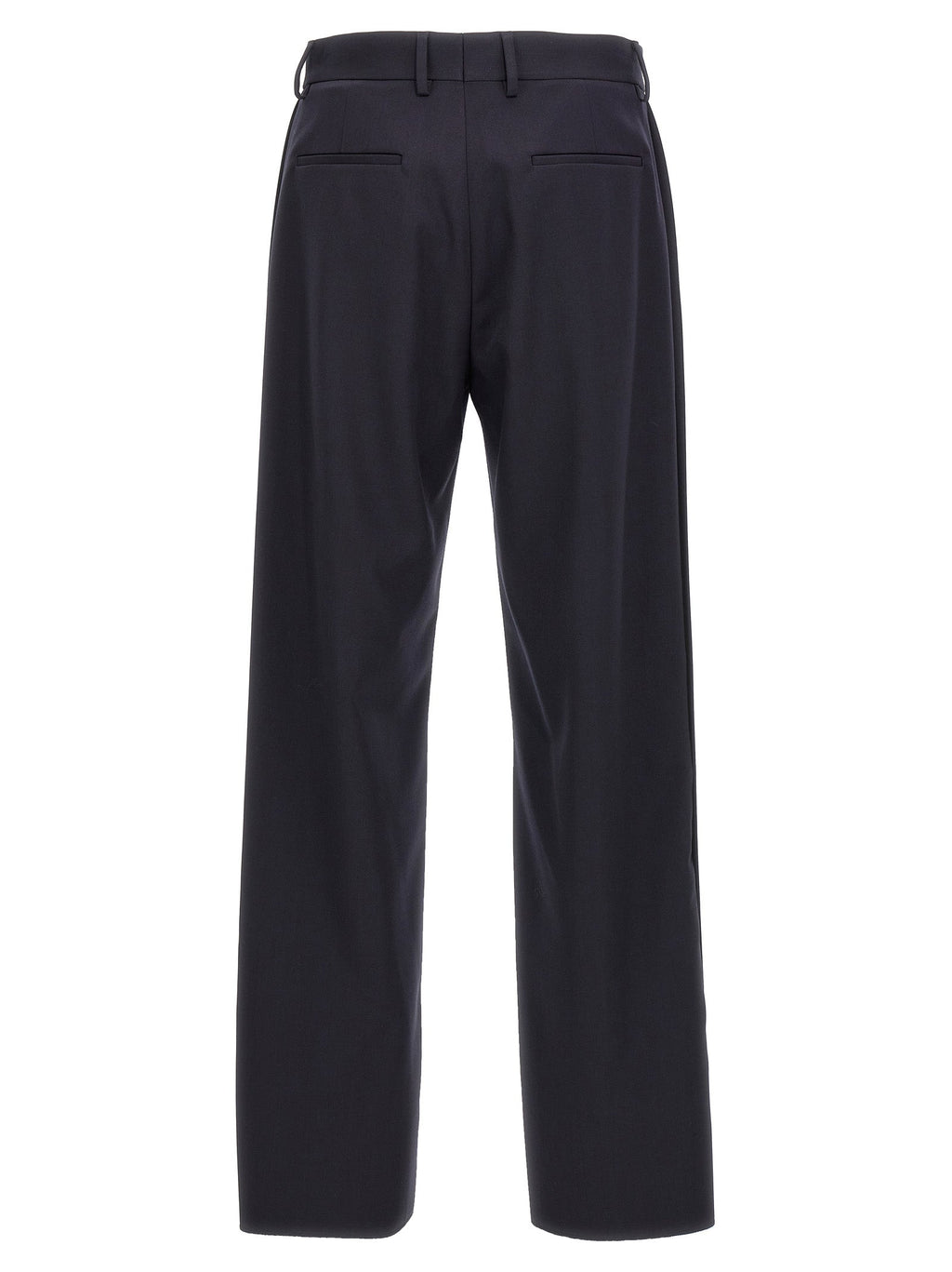 Fendi Blue Polyester Casual Pants Fendi
