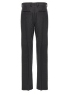 Fendi Gray Cashmere Casual Pants Fendi