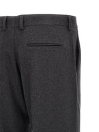 Fendi Gray Cashmere Casual Pants Fendi