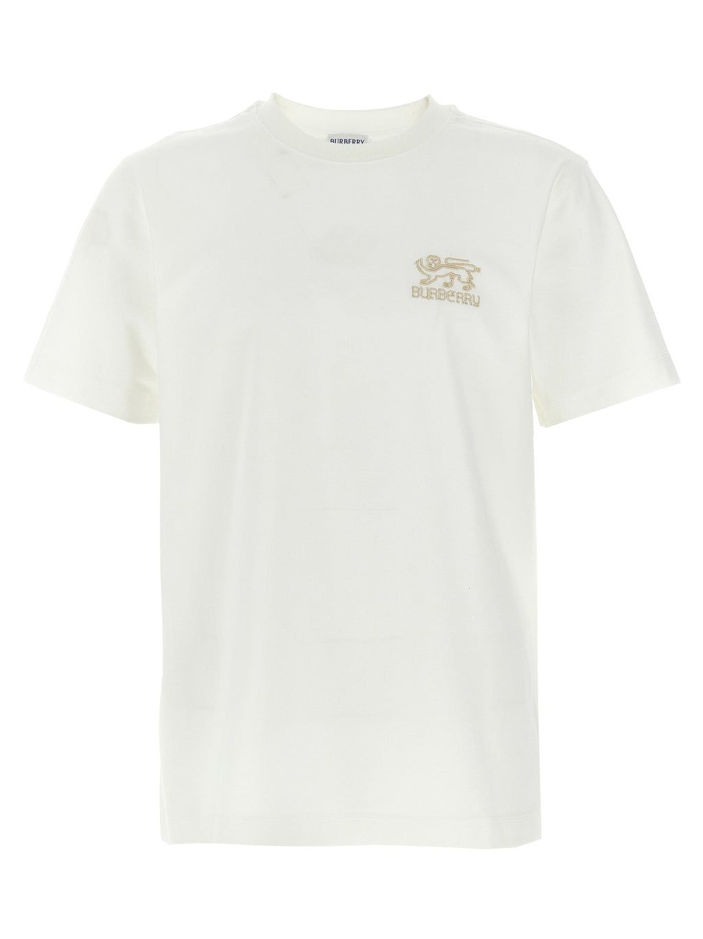 Burberry White Cotton T-Shirt Burberry