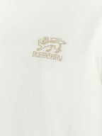 Burberry White Cotton T-Shirt Burberry