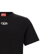 Diesel Black Cotton T-Shirt Diesel