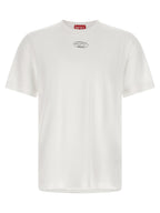 Diesel White Cotton T-Shirt Diesel
