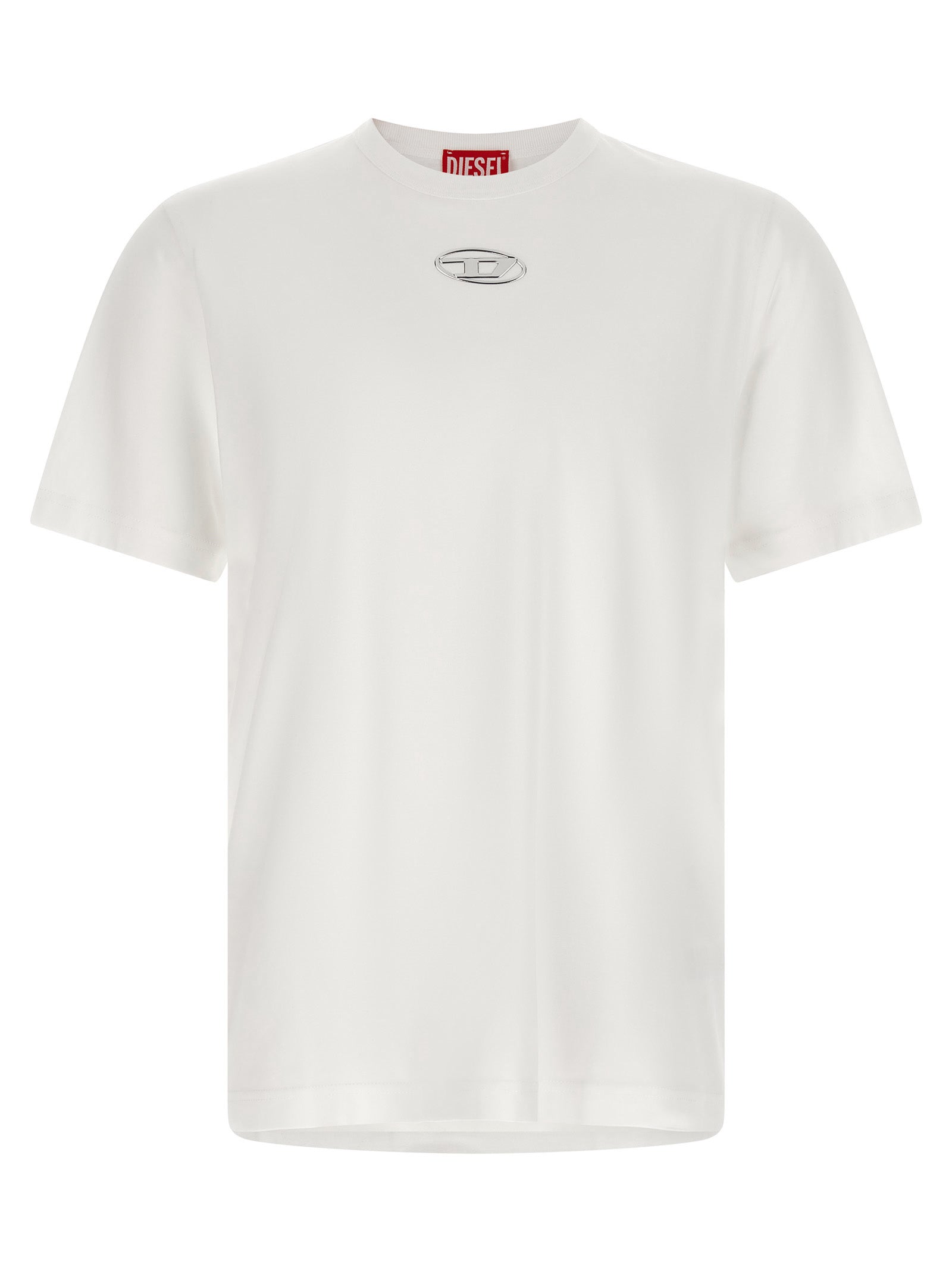 Diesel White Cotton T-Shirt Diesel