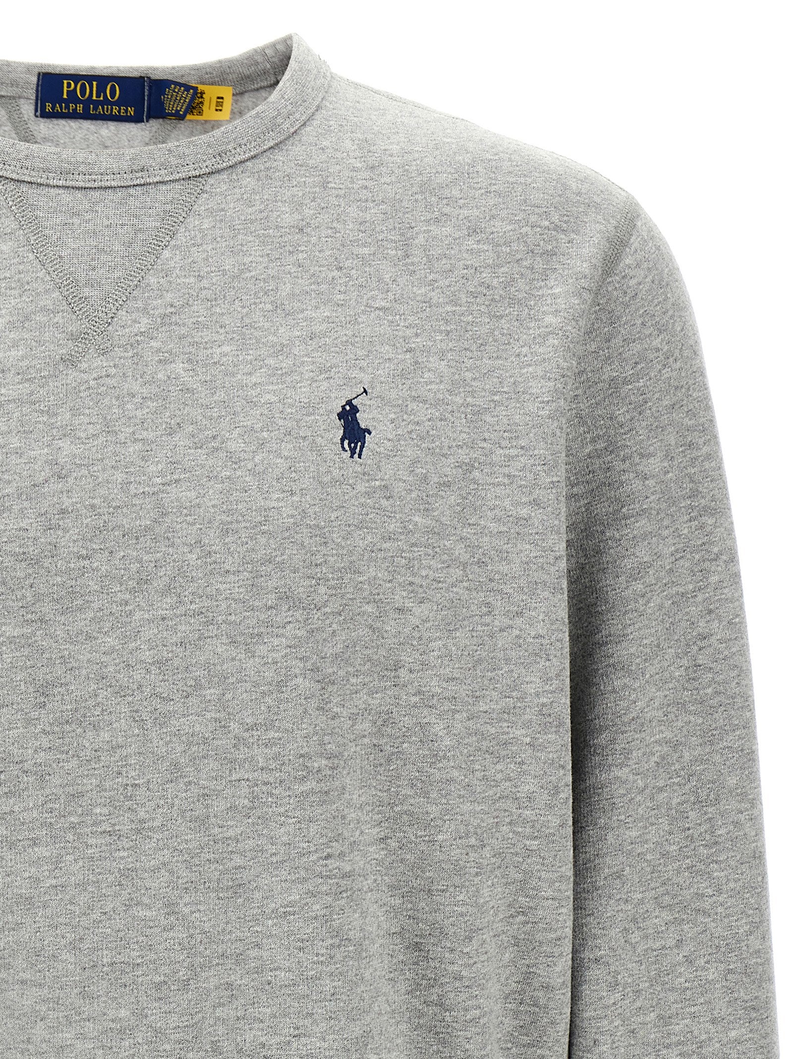 Polo Ralph Lauren Gray Cotton Sweatshirt Polo Ralph Lauren
