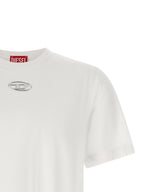 Diesel White Cotton T-Shirt Diesel
