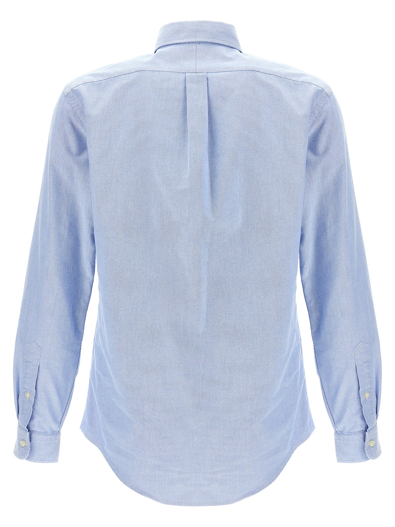 Polo Ralph Lauren Blue Cotton Blouse Polo Ralph Lauren