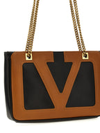 Valentino Garavani Multicolor Lamb Leather Tote Bag Valentino Garavani