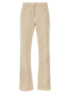 Burberry Beige Cotton Casual Pants Burberry
