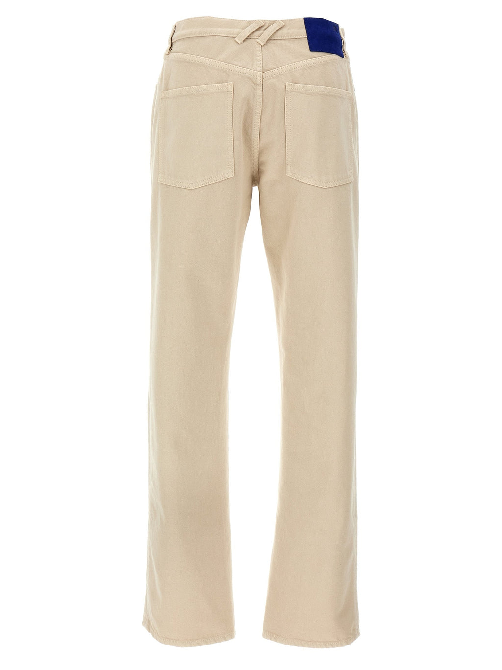 Burberry Beige Cotton Casual Pants Burberry