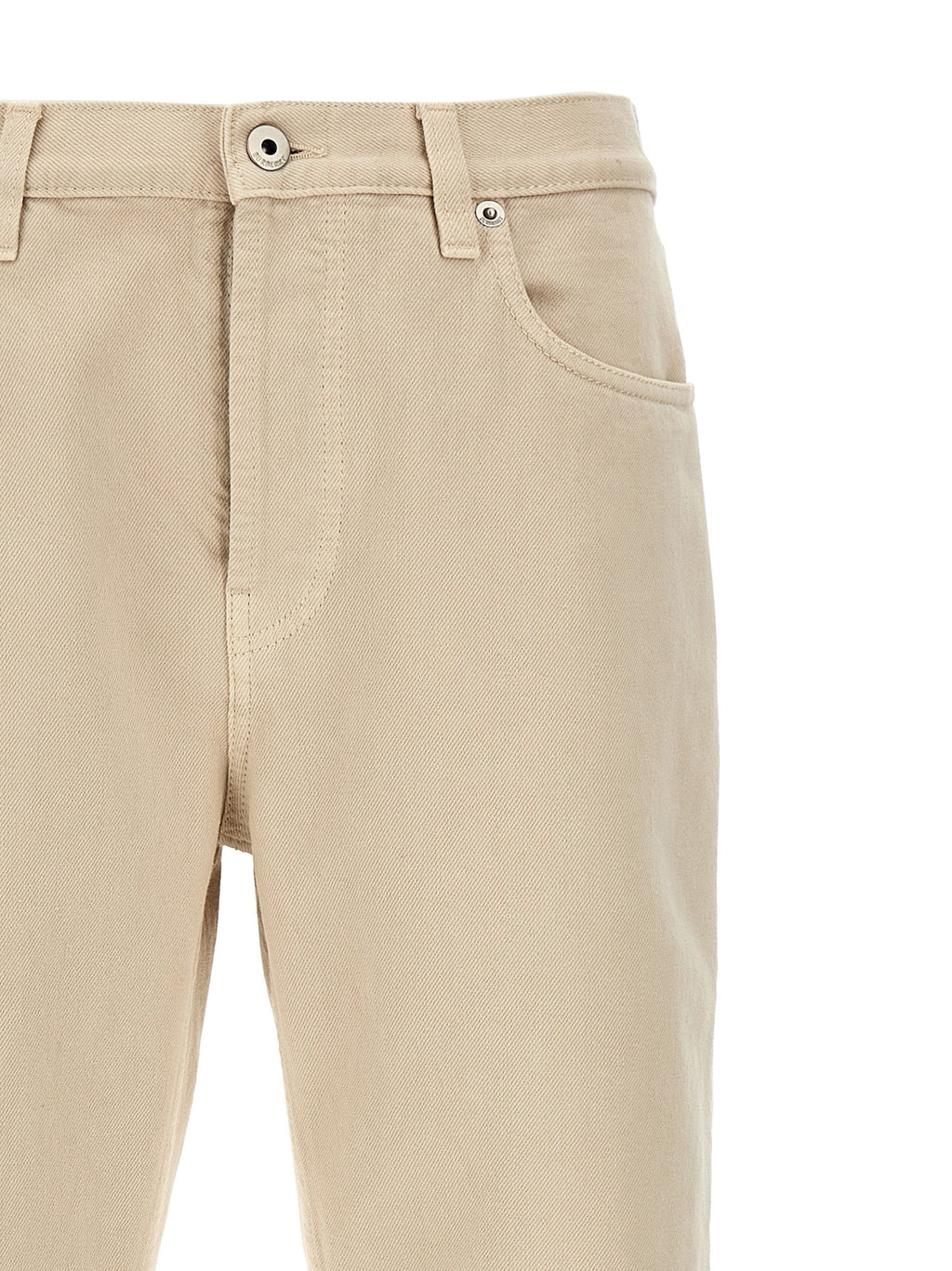 Burberry Beige Cotton Casual Pants Burberry