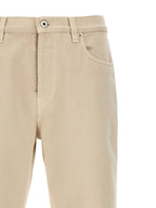 Burberry Beige Cotton Casual Pants Burberry